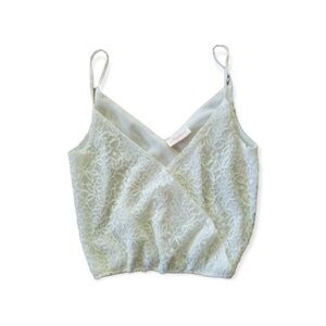 Alythea crop top cream SMALL spaghetti straps